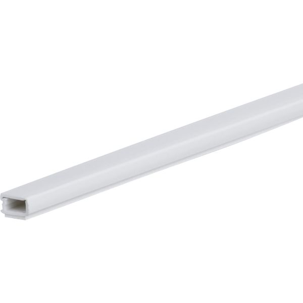 Kabelkanal Plasfix 2408 selvheftende, med lokk, 2 m 21 x 11 mm