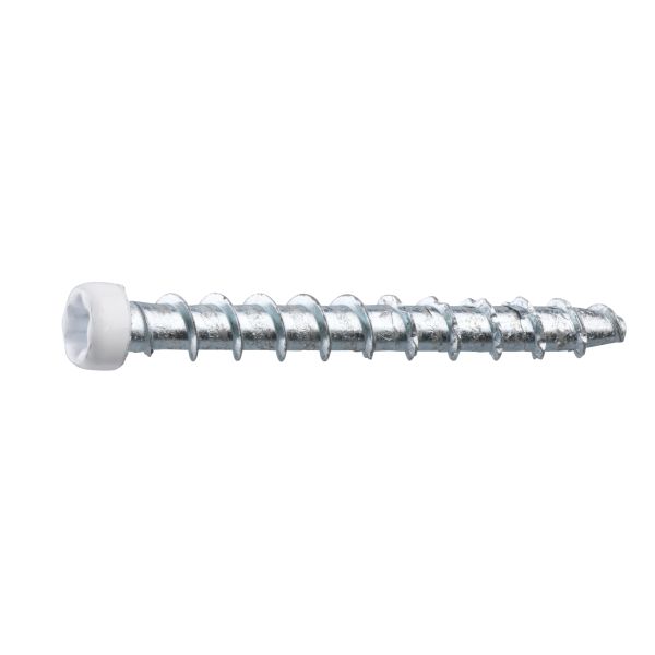 Betonskrue Grabber CTX50VITC til lister & sokler 4,5 x 50 mm, hvid pakke med 100
