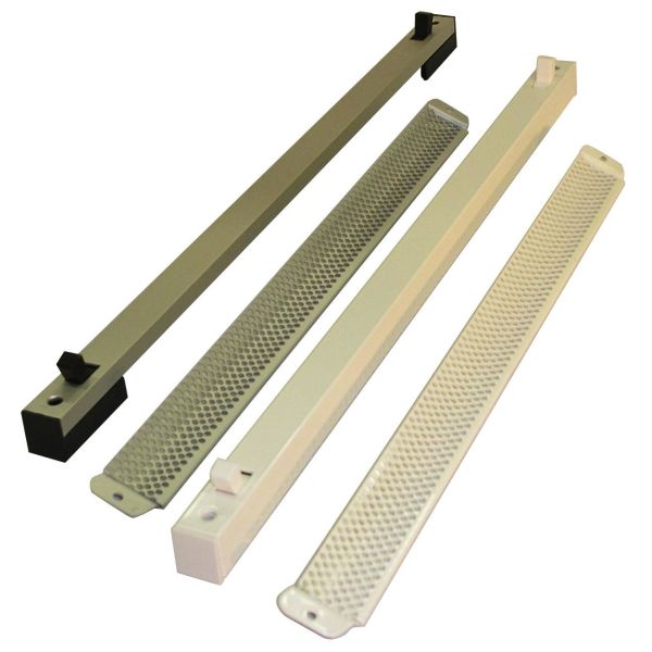 Spaltventil Biobe 1570 med galler, vitlackerad 585 mm