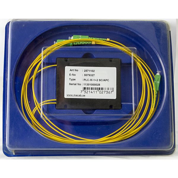 Optisk fordeler Televes 233760 PLC-M, dual window 2-veis