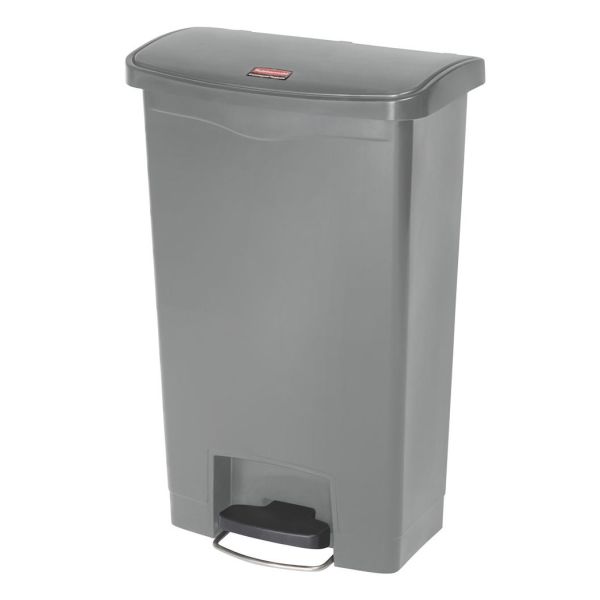 Roska-astia Rubbermaid Slim Jim polkimella, harmaa 50 l