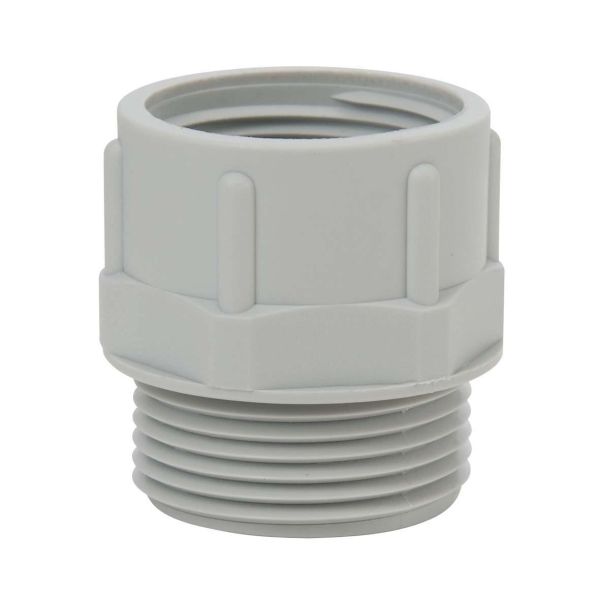 Adapter Rutab 1477333 lysegrå polyamid M63 x PG48