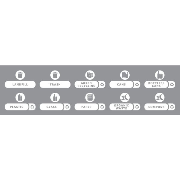 Etikette Rubbermaid 2057734  