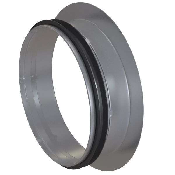 Indløbsrør Flexit 116272 galvaniseret stål 125 mm