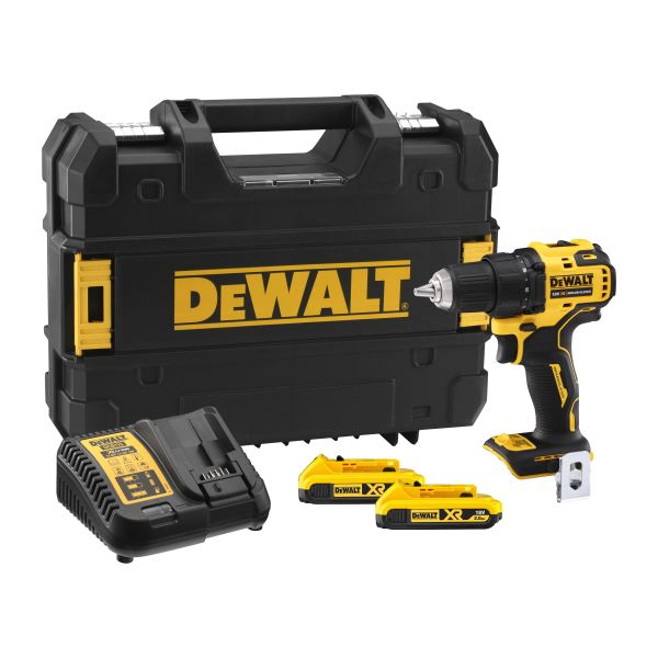 Bore-/skruemaskine Dewalt DCD708D2T-QW med batteri og oplader 