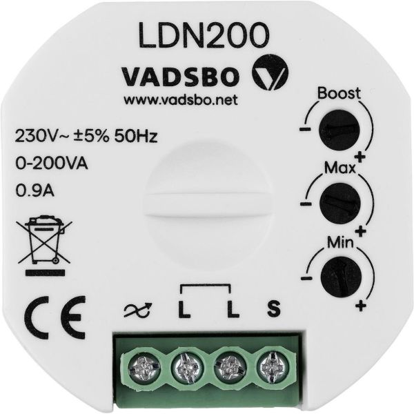 Dimmer Vadsbo V-40P0200-001 trådløs 