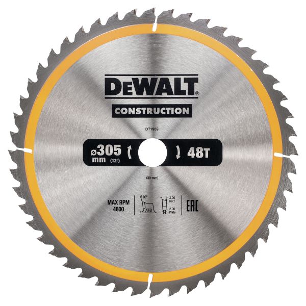 Savklinge Dewalt DT1959-QZ 305 x 30 mm, 48T 