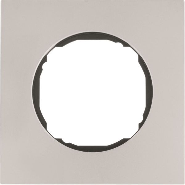 Dekkramme Hager 10112614 for boks Berker R.8, rustfri 1 rom