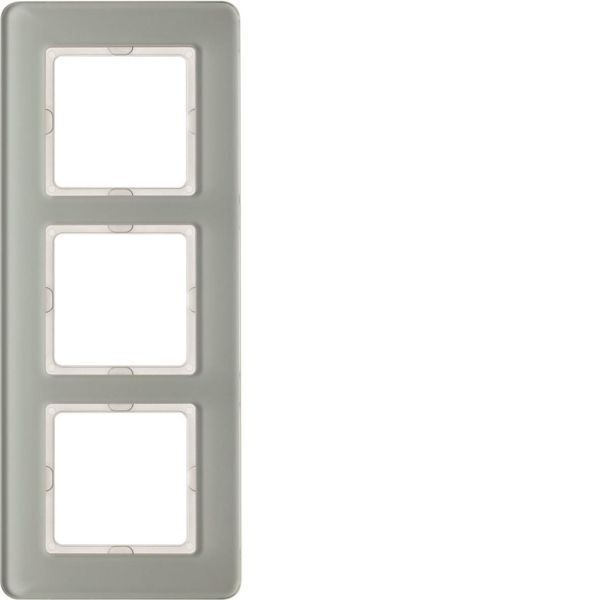 Dekkramme Hager 10136079 3 rom, Q.7, glass Hvit