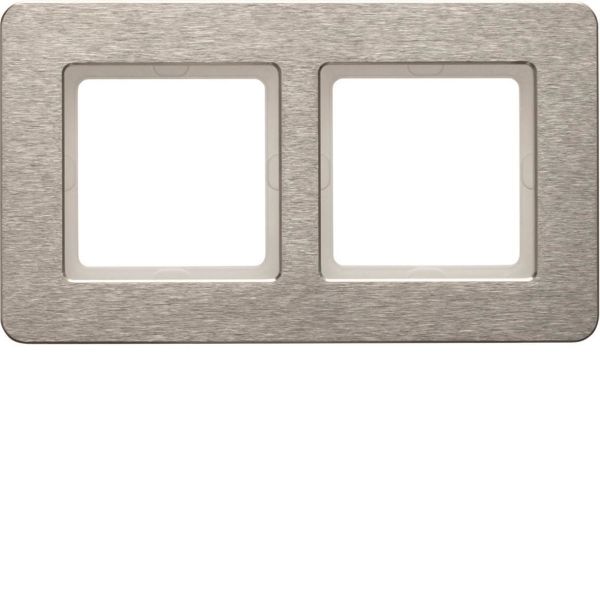 Dekkramme Hager 10226083 Q.7, for horisontal montering 2 rom