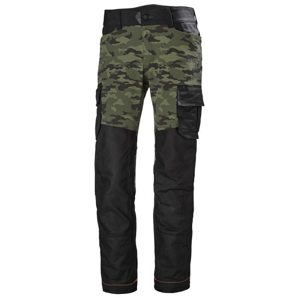 Håndværkerbukser Helly Hansen Workwear Chelsea Evolution 77445_481 Camouflage/Sort Camouflage/sort C52