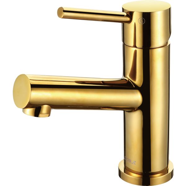 Tvättställsblandare Adora Imperia med pop up-ventil, guld 