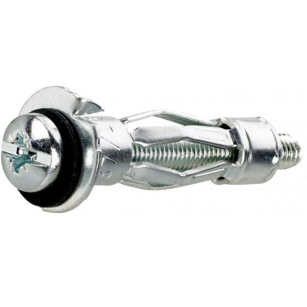 Metallexpander FIXX 1507648 M4, enkel, med skruv Greppområde 9-16 mm, 20-pack