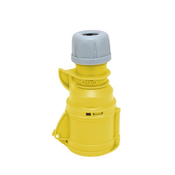 Jatkopistorasiat Garo S 416-4 Q IP44, 5-napainen, 16A, Quick Keltainen, 4 h