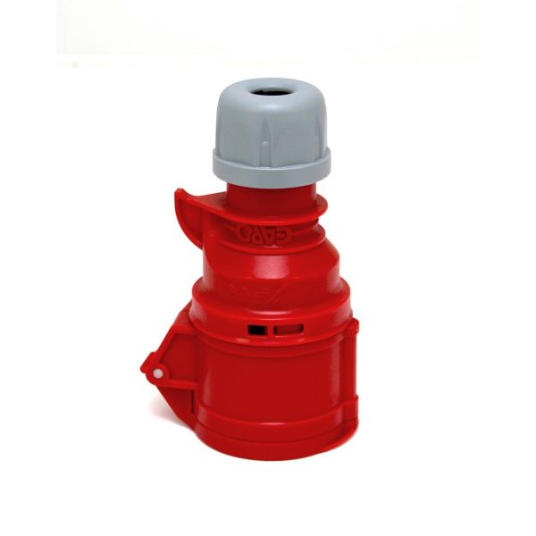 Jatkopistorasiat Garo S 232-9 Q IP44, 3-napainen, 32A, Quick Punainen, 9 h