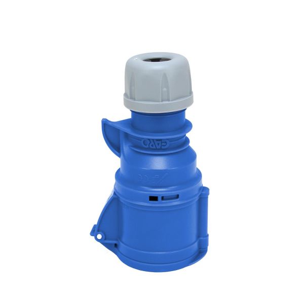 Jatkopistorasiat Garo S 432-9 Q IP44, 5-napainen, 32A, Quick Sininen, 9 h