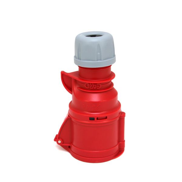 Jatkopistorasiat Garo S 432-11 Q IP44, 5-napainen, 32A, Quick Punainen, 11 h