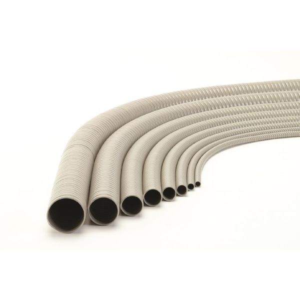 Spiralslange Partex SP20 grå Bunt-/Rørskjøtdiameter: 20 mm