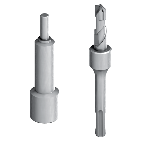 Percussion enheder Ejot 9160000830 SDS-beslag, til kombination med stopbor 8 x 30 mm