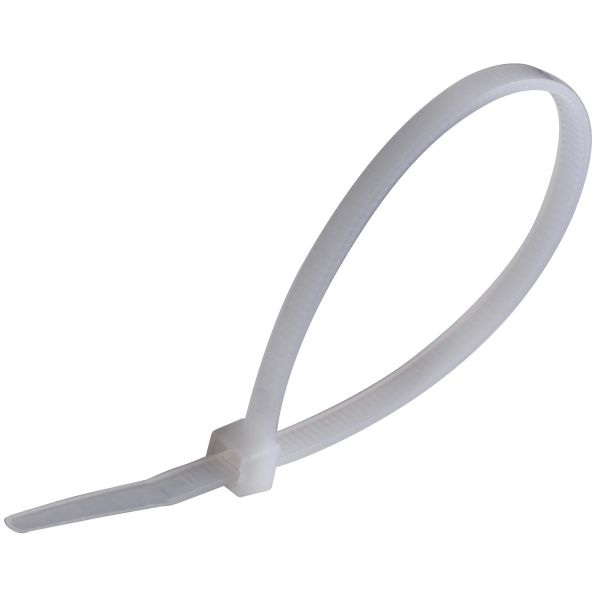 Kabelbindere Gelia 050000552 Hvid, pakke med 20 200 x 4,8 mm