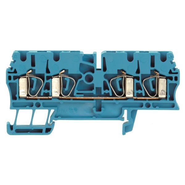 Läpivientiriviliitin Weidmüller ZDU 2.5/4AN sininen, 0,5-4 mm², 24 A 