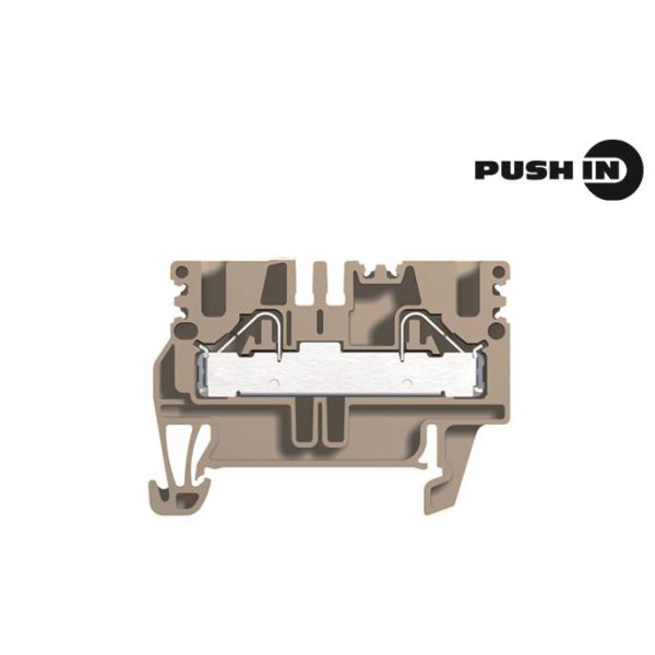 Gjennomgangsradsplint Weidmüller PDU 2,5/4  Type: PDU 2,5/4