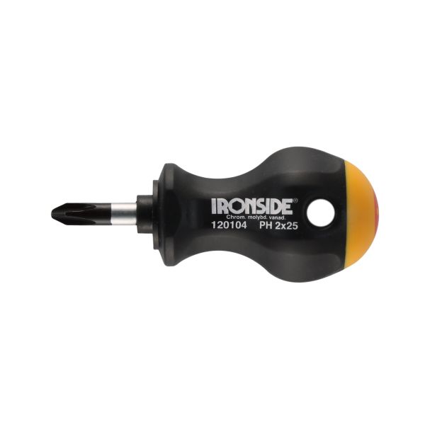 Skruetrækker Ironside 120102 Phillips, stubby PH1x25 mm