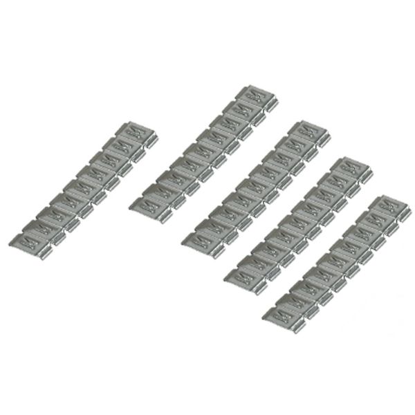 Kabelmerking Partex PKS10/5 tall, rustfri, 50-pakk 5