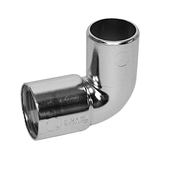 Bøjning Faluplast 2910377 90°, enkelt ærme 32 mm