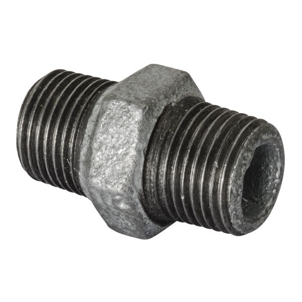 Sexkantnippel Gelia 3015168062 galv, aducerad G25 (1")