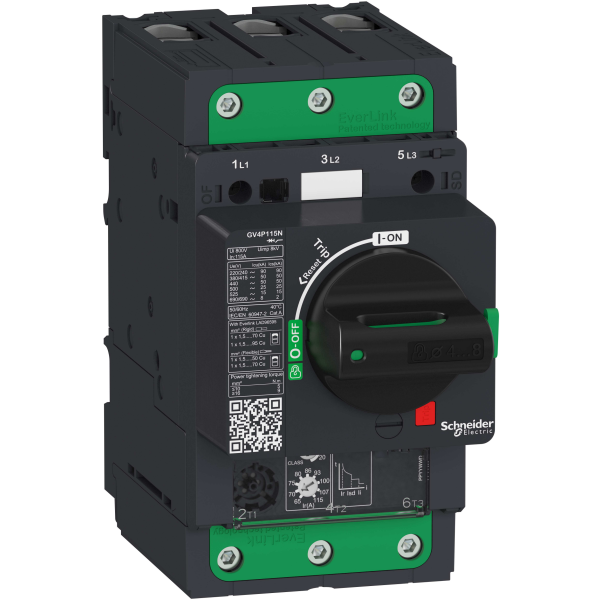 Motorskyddsbrytare Schneider Electric GV4P25B med vred, 25 kA 10-25A