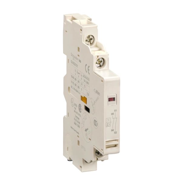 Hjelpesignalblokk Schneider Electric GVAD0101 sidemonterte, skruetilkobling 2 NC-kontakter