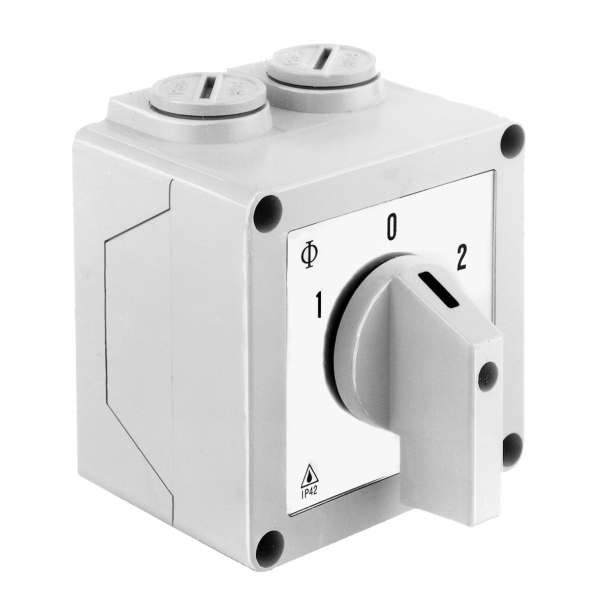 Strømbryter Kraus & Naimer CA10A401PN1  48 x 48 mm, IP40 (foran)