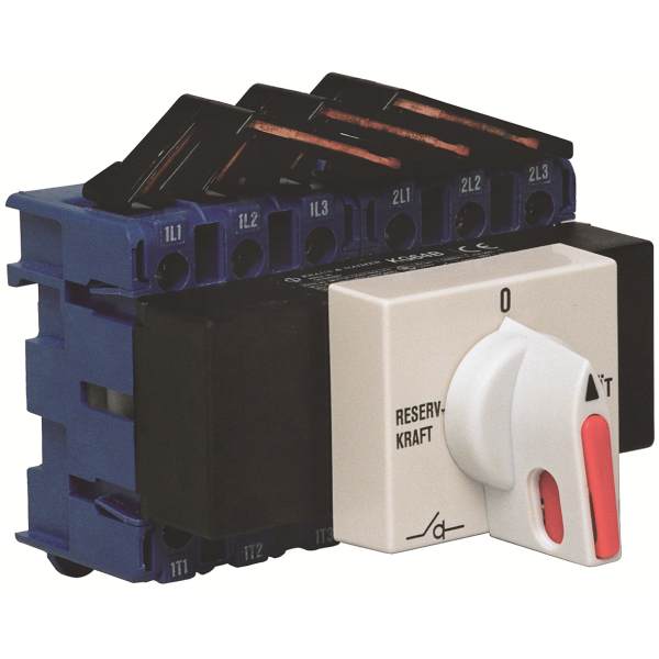 Reservekraftomkobler Kraus & Naimer KG20B T903/S-A308xVE 3-polet for sikringsskap 25A