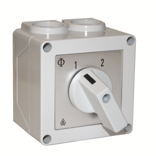 Omkobler Kraus & Naimer 3134978 1-2, 1-polet, 20 A Kapslet