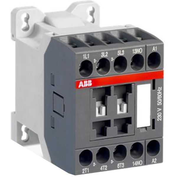 Kontaktor ABB AS09-30-10-26 3-polet + 1 lukket, 230 V, 9 A 