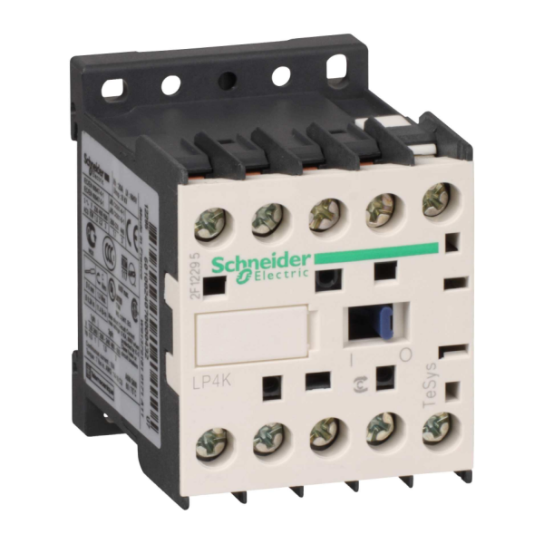 Kontaktor Schneider Electric LP4K0610BW3 3 slutande, 2,2 kW, 24 V DC 1 slutande hjälpkontakt