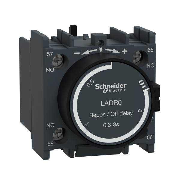 Tidsrelé Schneider Electric LADR0 fraslagsforsinket 0,1-3 s