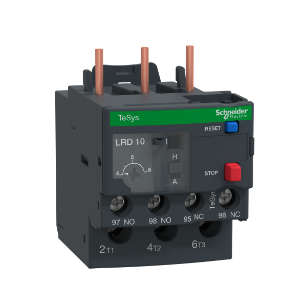 Överströmsrelä Schneider Electric LRD10 1 Öp + 1 Sl 4-6 A