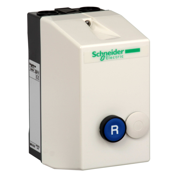 Plastkapsling Schneider Electric DE1DS1A05 for kontaktor LC1D09-D12 Med tilbakestillingsknapp