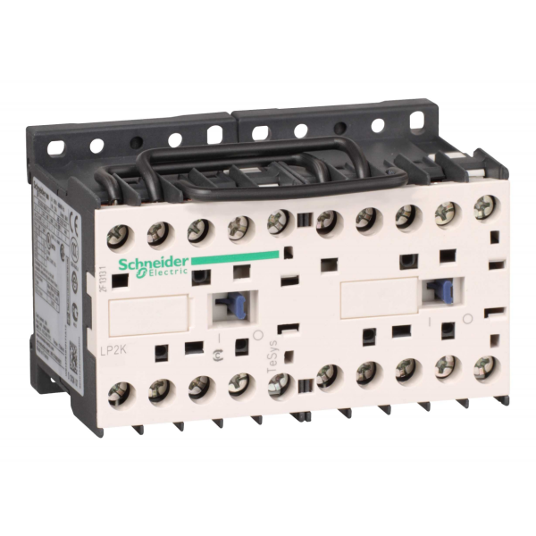 Fram- och backkopplare Schneider Electric LP2K0901BD 9 A, 24 VDC 1 öppnande hjälpkontakt