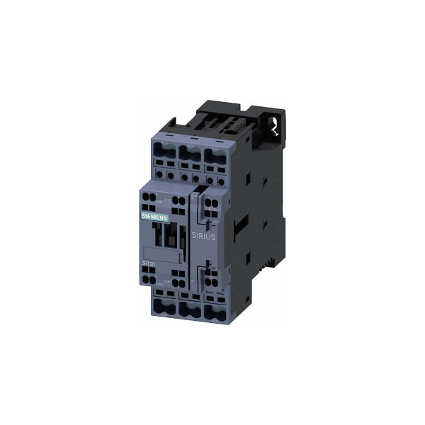 Kontaktor Siemens 3RT2025-2BB40 1 Lukket + 1 Åpen/1 Lukket, 24 VDC 7,5 kW, 15/17/40 A