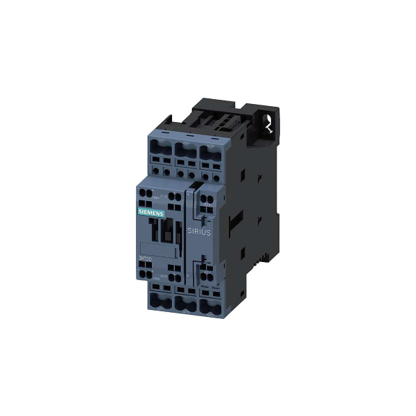 Kontaktor Siemens 3RT2028-2NB30 1 Lukket + 1 Åpen/1 Lukket, 21-28 V, AC/DC 18,5 kW, 50 A/38 A