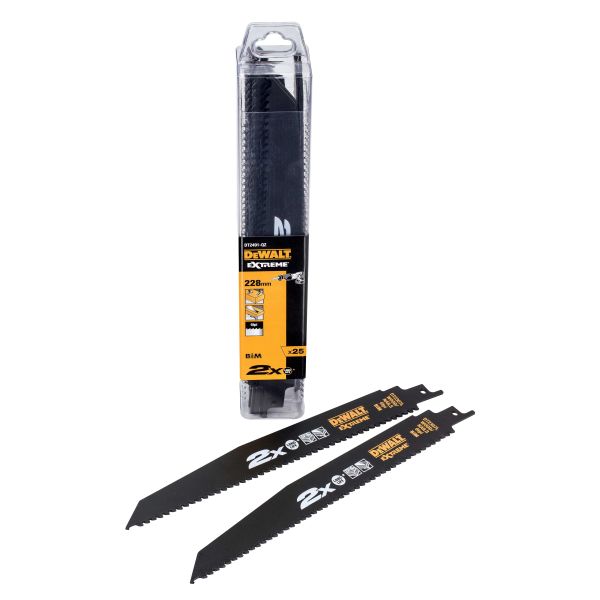 Bajonetsavklinger Dewalt DT2491-QZ 6 TPI, pakke med 25 