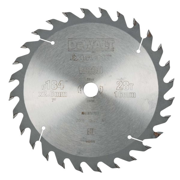 Savklinge Dewalt DT4031-QZ 184 x 16mm, 28T 