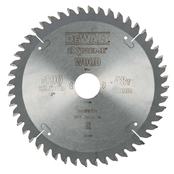 Savklinge Dewalt DT4094-QZ 190 x 30 mm, 48T 
