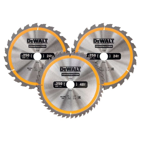 Savklinge Dewalt DT1963-QZ 250 mm, stk. 3 