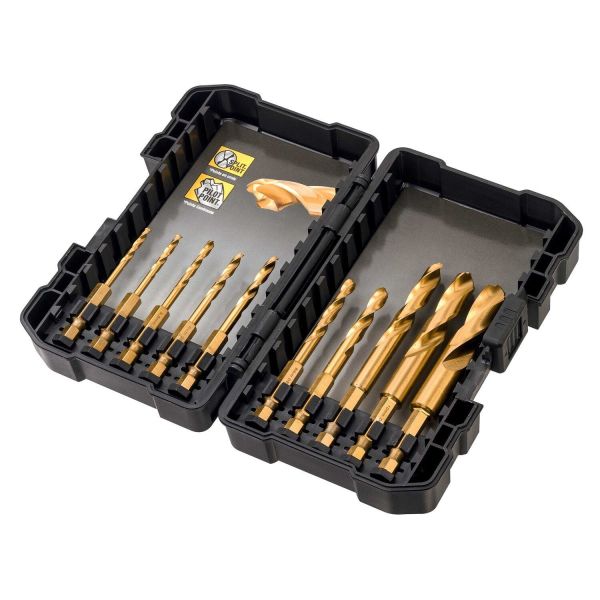 Titaaniporasarja Dewalt DT50050-QZ 10-osainen 