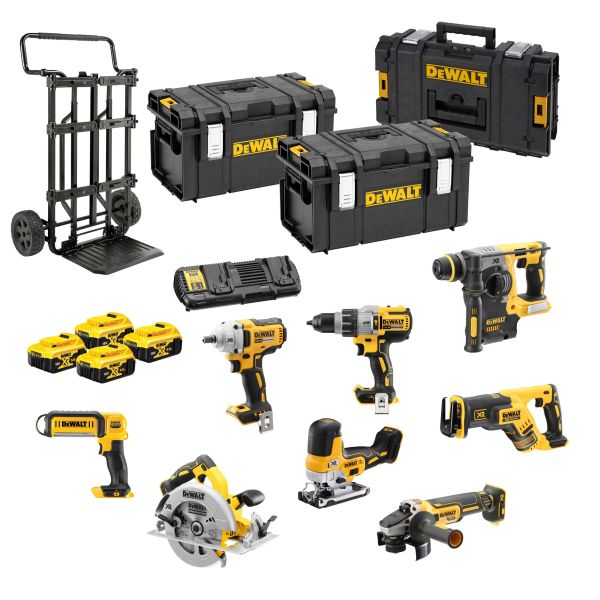 Værktøjspakke Dewalt DCK856P4-QW  