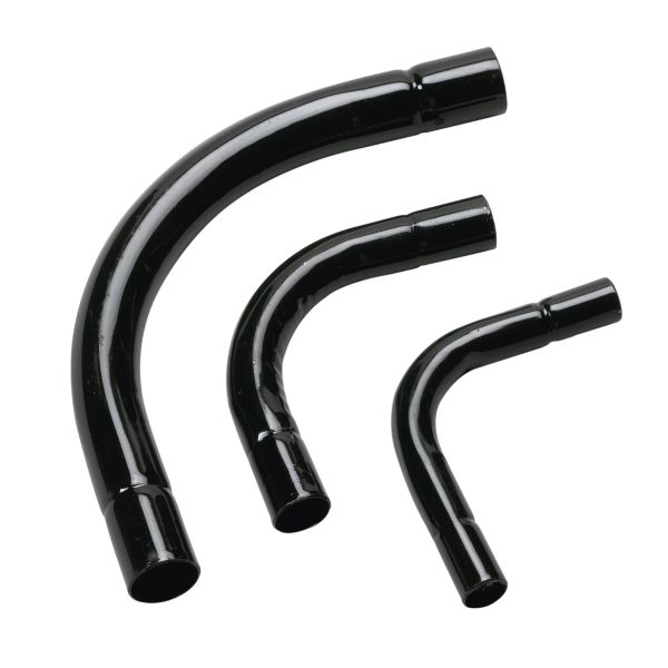 Rør bøjning Pipelife 70008146 sort, 90° 32 mm, 110 mm
